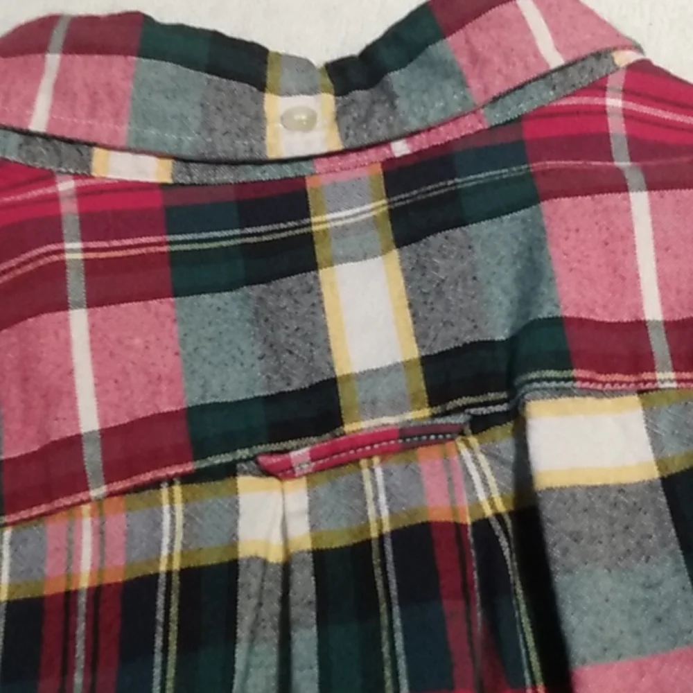 Men's J. Crew plaid oxford shirt